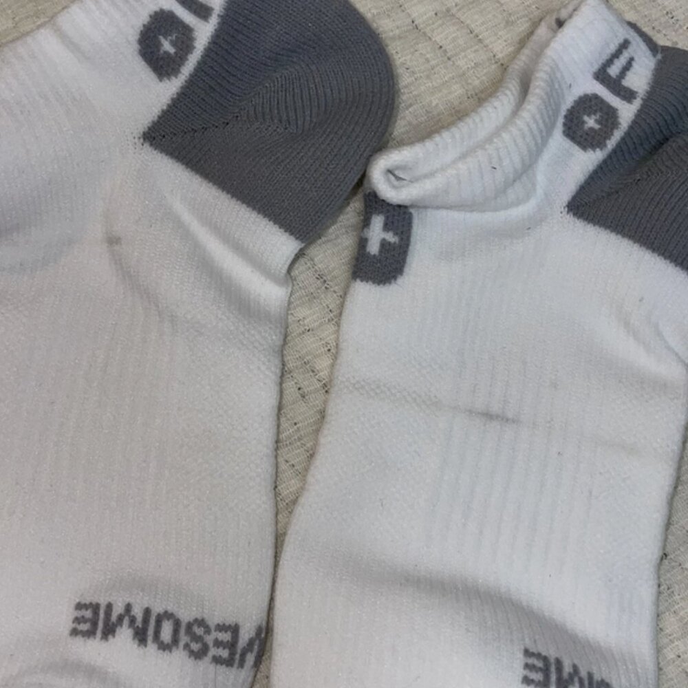 FIGS Compression Socks Low Small Ankle White 3 Pair New - Picture 9 of 9